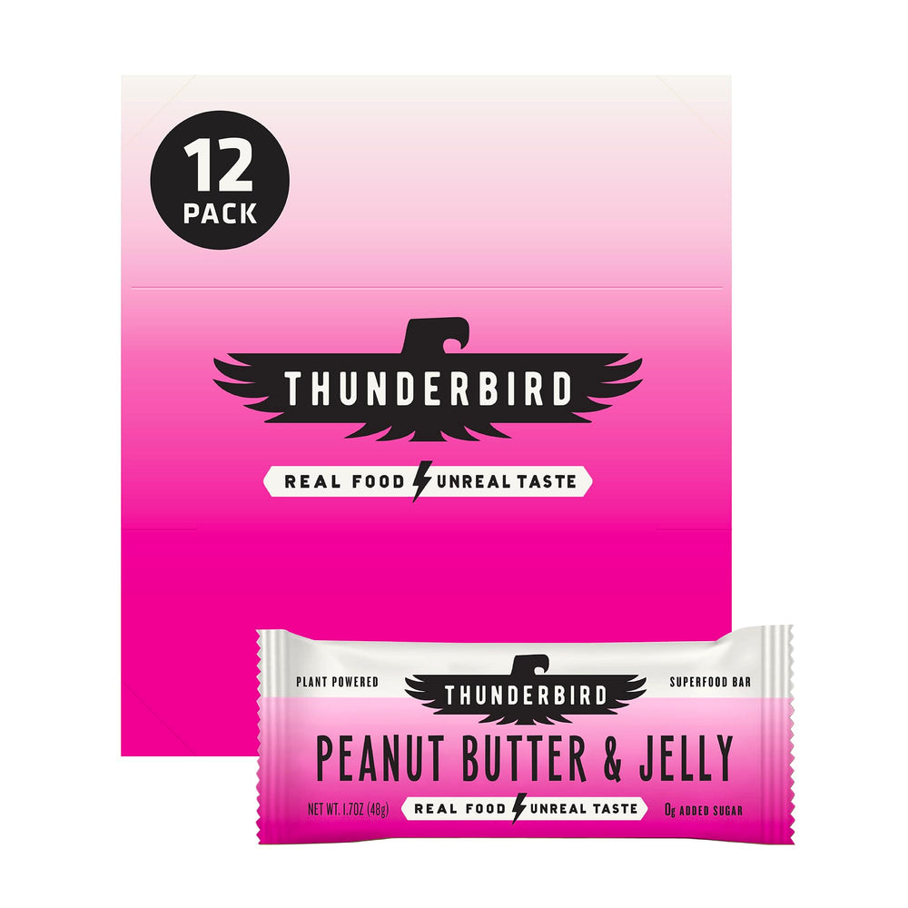 Thunderbird Bars vegan-non-gmo-label highlights plant-based, non-GMO snack options for mindful eating.