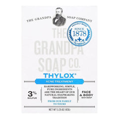 Thylox Medicated Soap Grandpa Soap Company 3.25 oz Bar - front view