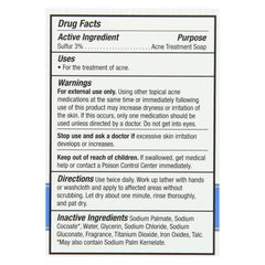 Thylox Medicated Soap Grandpa Soap Company 3.25 oz Bar - packaging and bar