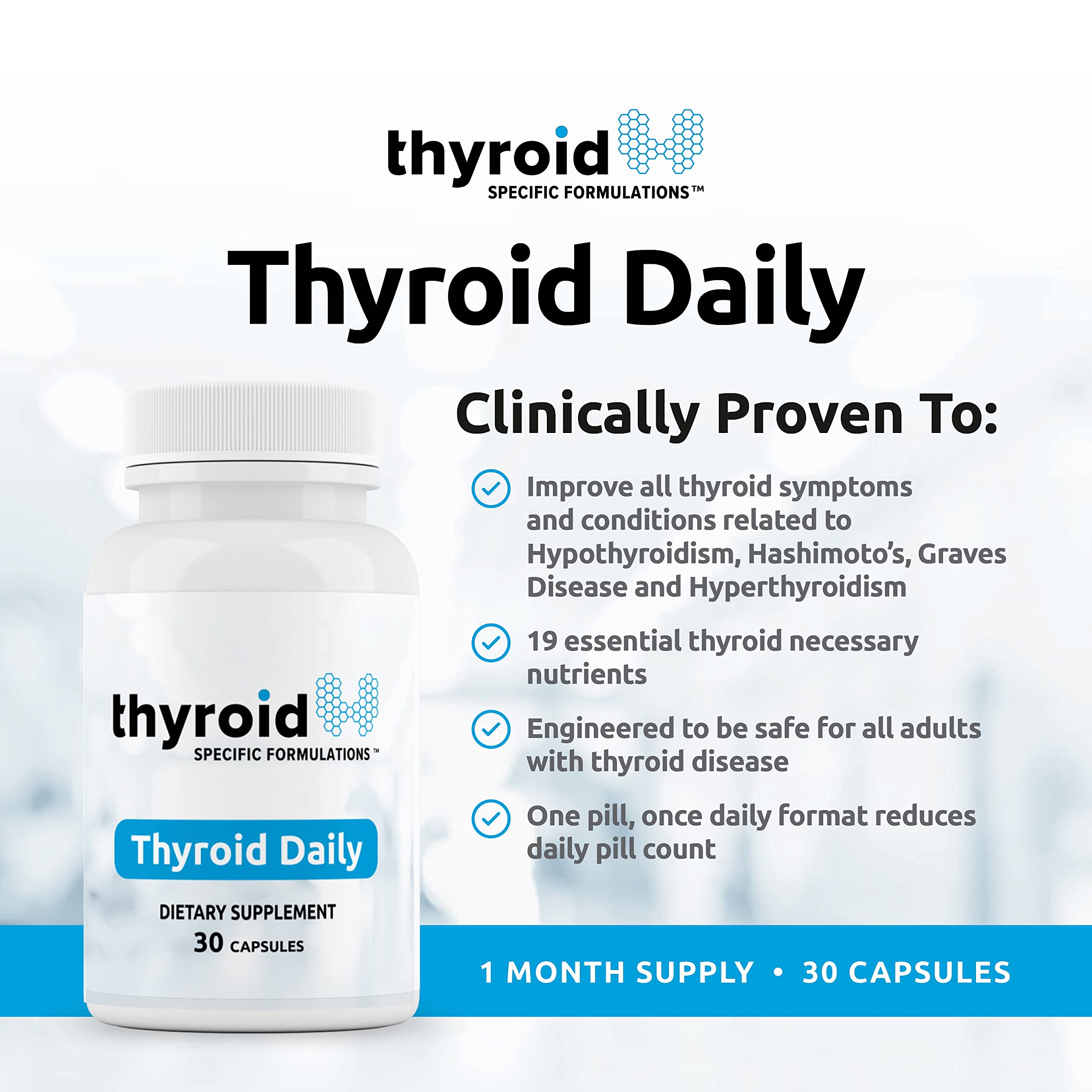 Close-up of Thyroid Daily capsule
