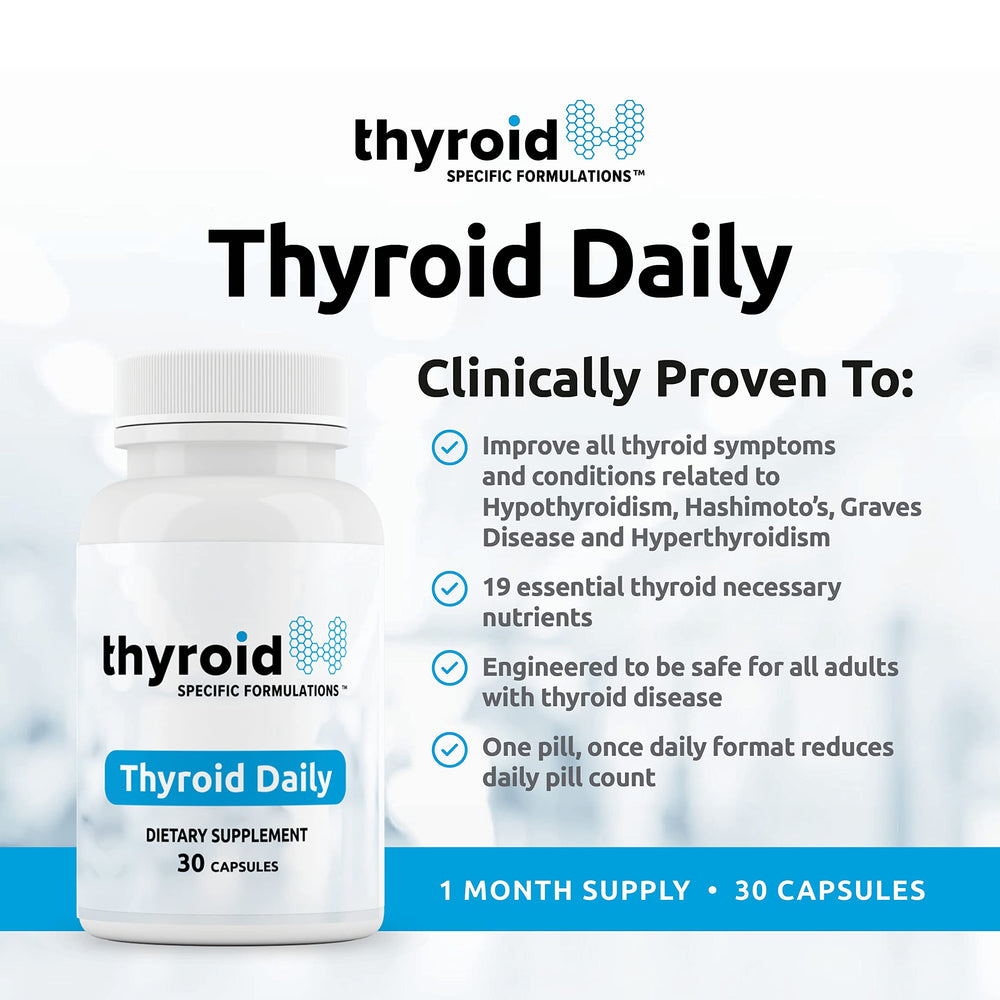 Close-up of Thyroid Daily capsule