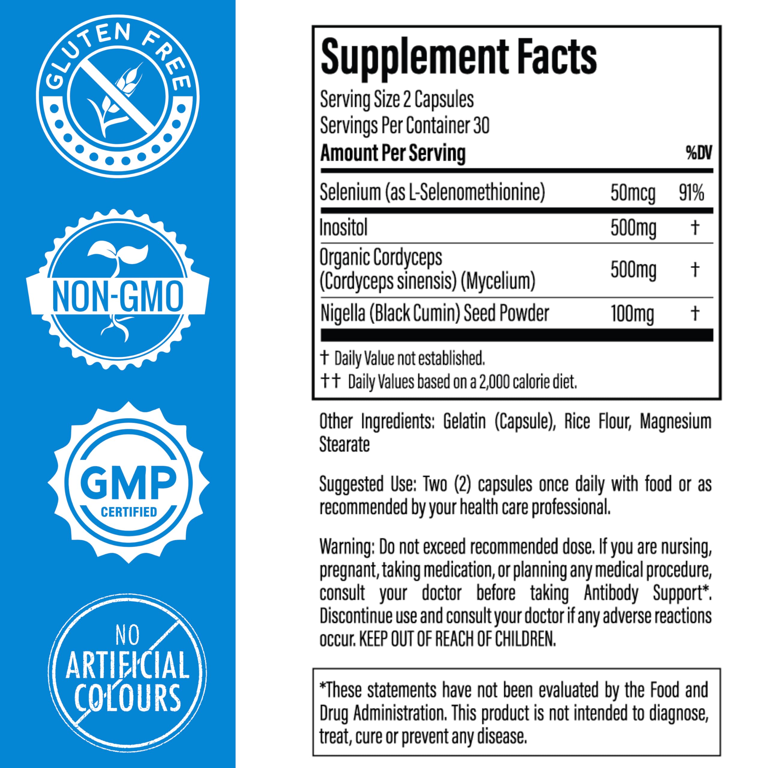 Thyroid Specific Formulations nigella seeds highlighting antioxidant support