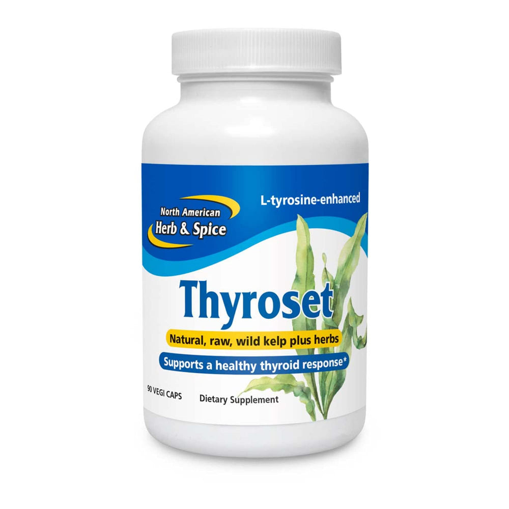 Thyroset Capsules bottle front – 90-count