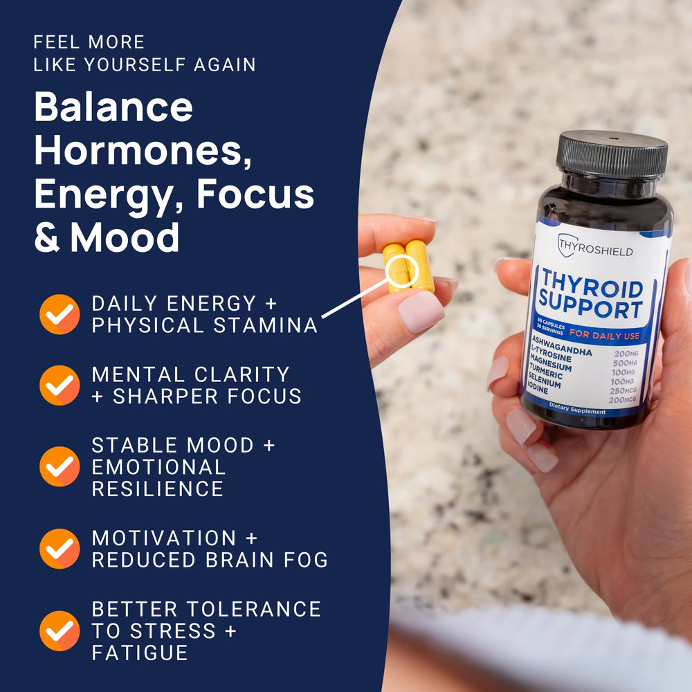 Ashwagandha and L-Tyrosine in ThyroShield formula - image 4