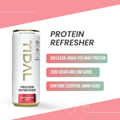 Nutrition facts for TIDAL Protein Refresher Watermelon Mist