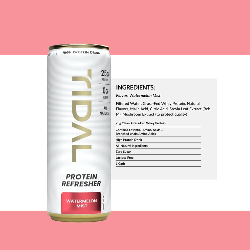 TIDAL Protein Refresher Watermelon Mist 12-pack carton