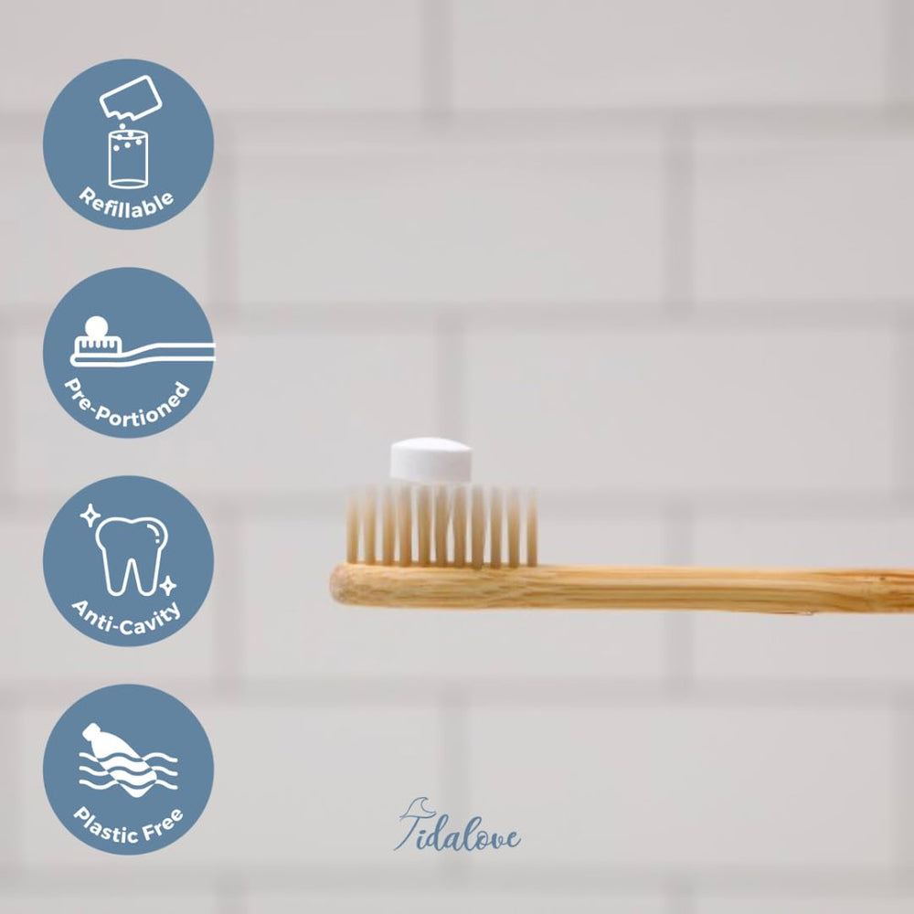 Tidalove vegan and cruelty-free toothpaste tablets