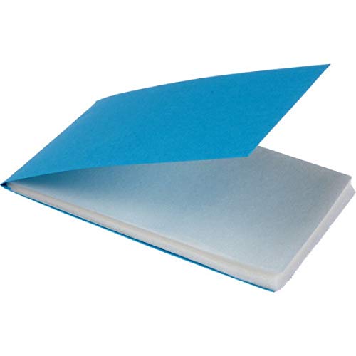 Close-up of tissue sheets showing lint-free texture