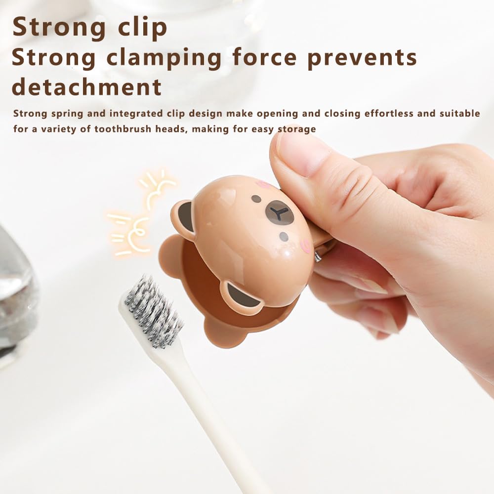 Tiger toothbrush head cover.