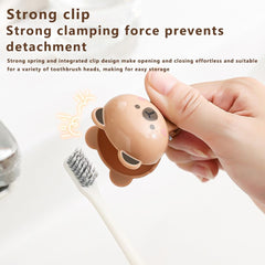 Tiger toothbrush head cover.