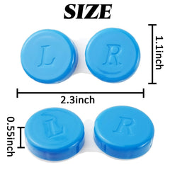 Close-up of screw-top lid with L and R markings on TIHOOD lens case