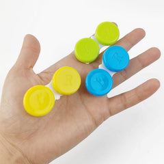 Travel-friendly TIHOOD lens case dimensions 2.3 x 1.1 x 0.55 inches