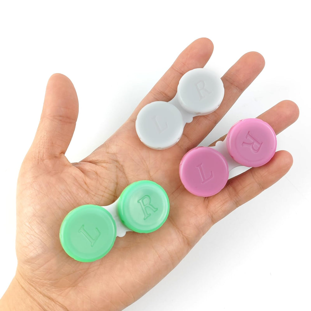 Durable plastic TIHOOD contact lens case for safe storage