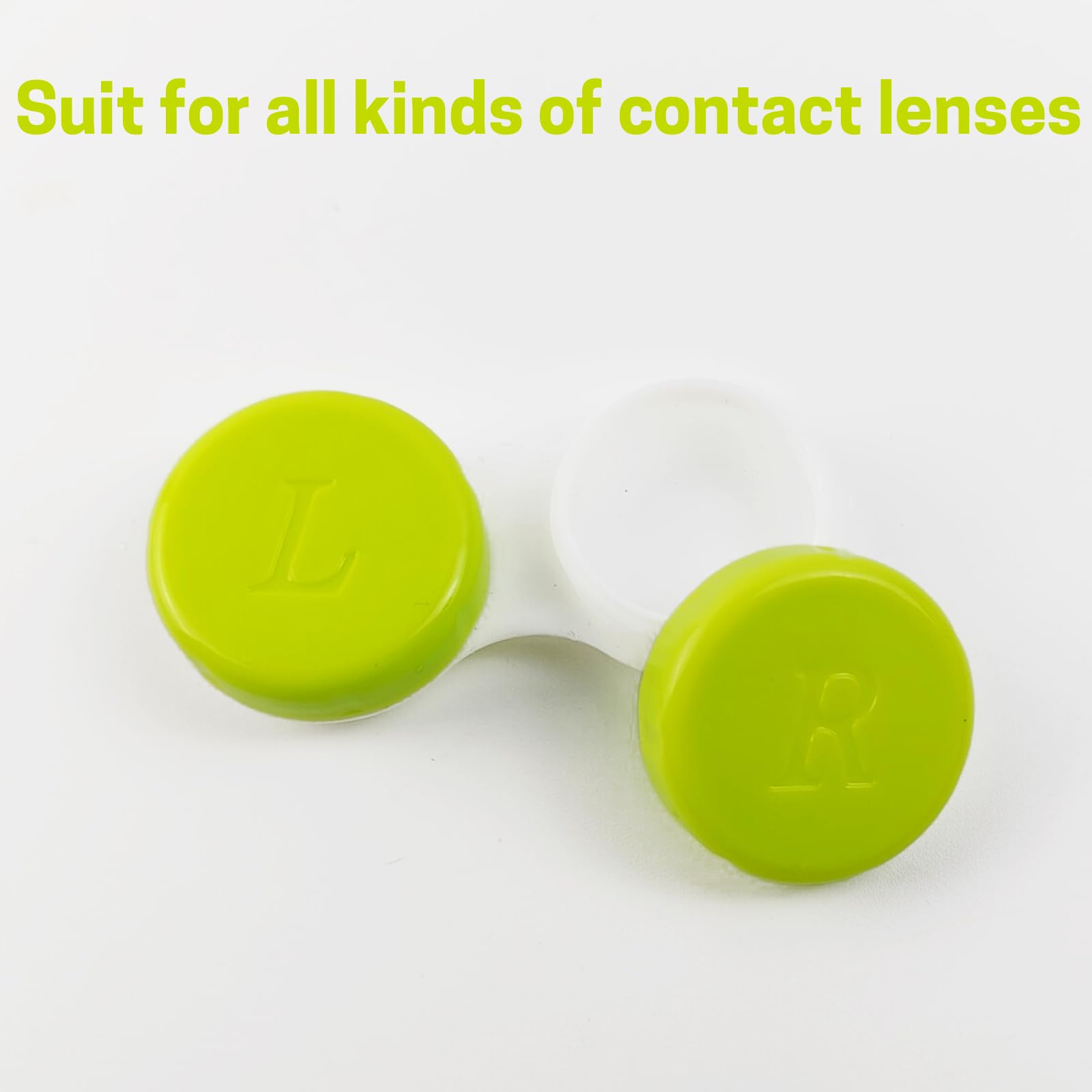 Pack of 60 TIHOOD lens cases in 6 colors with 10 per color