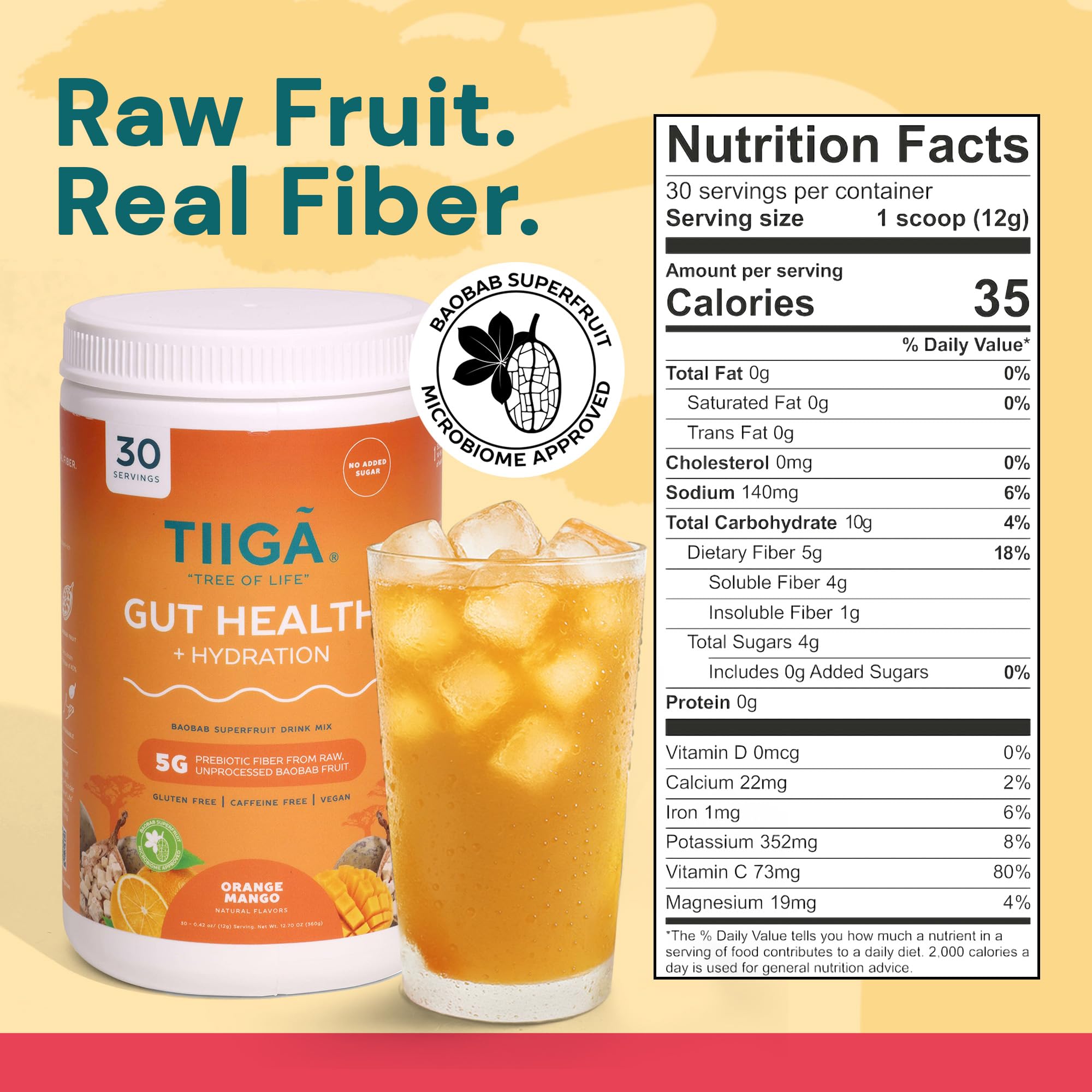 Tiiga community-sourced baobab harvesting image showcasing sustainable, women-led sourcing.