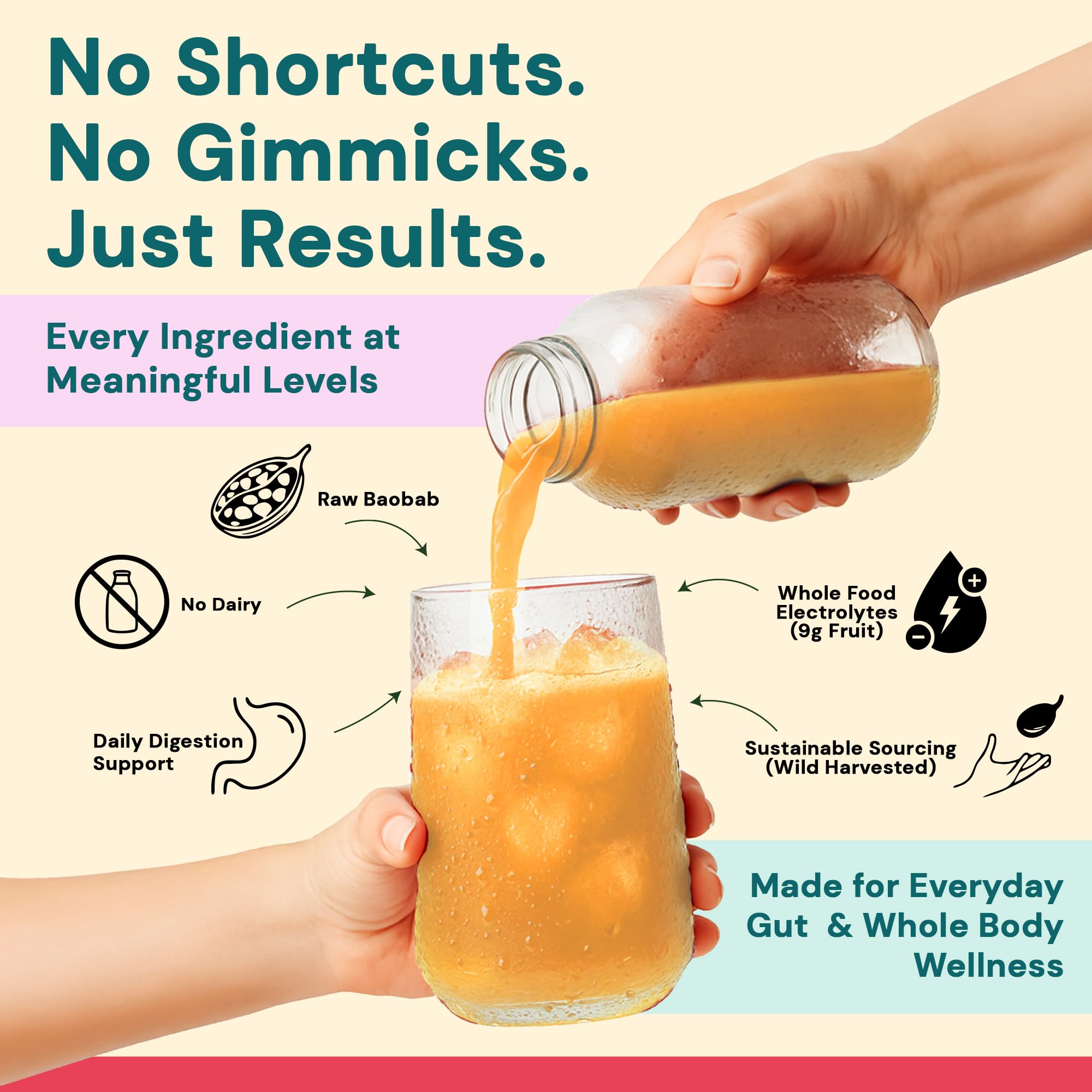 Tiiga dairy-free solution promising lighter, more energized feel without bloating.