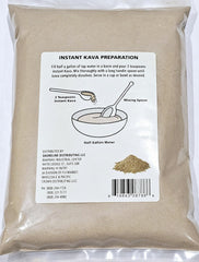 Glass of Tikaram's Instant Kava prepared in water