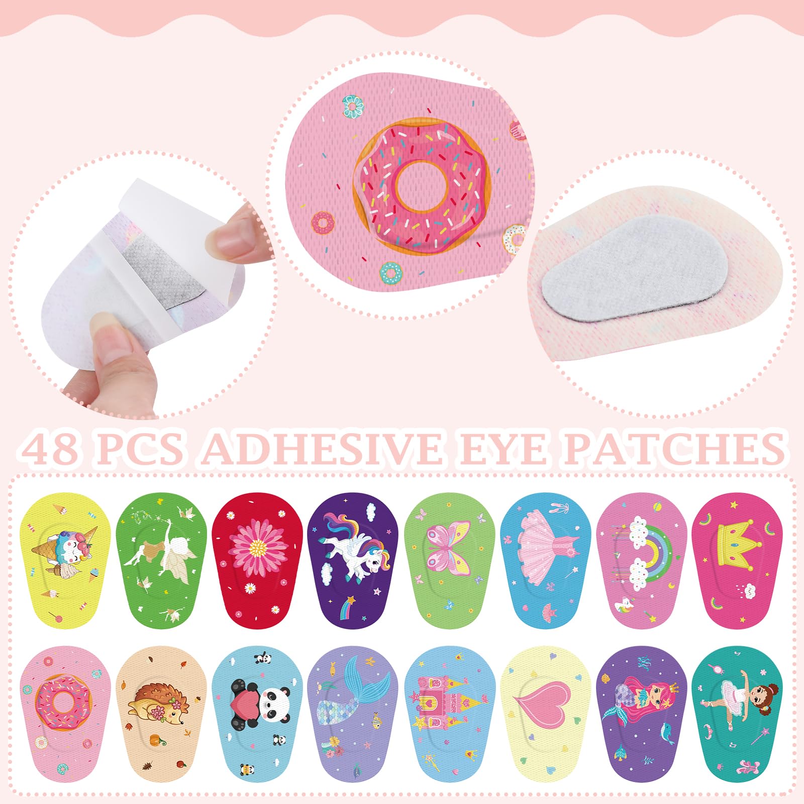 Eye patches for kids suitable for play and sun protection