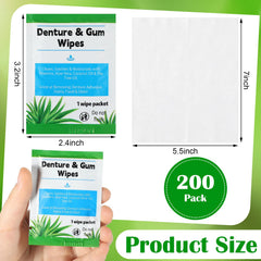 Wipes suitable for dentures, aligners, retainers and mouthguards