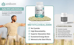 Front label showing bioflavonoids, B12 and Inositol