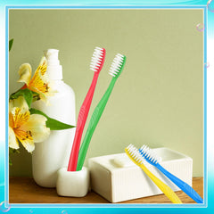 6.5 inch disposable toothbrush with handle