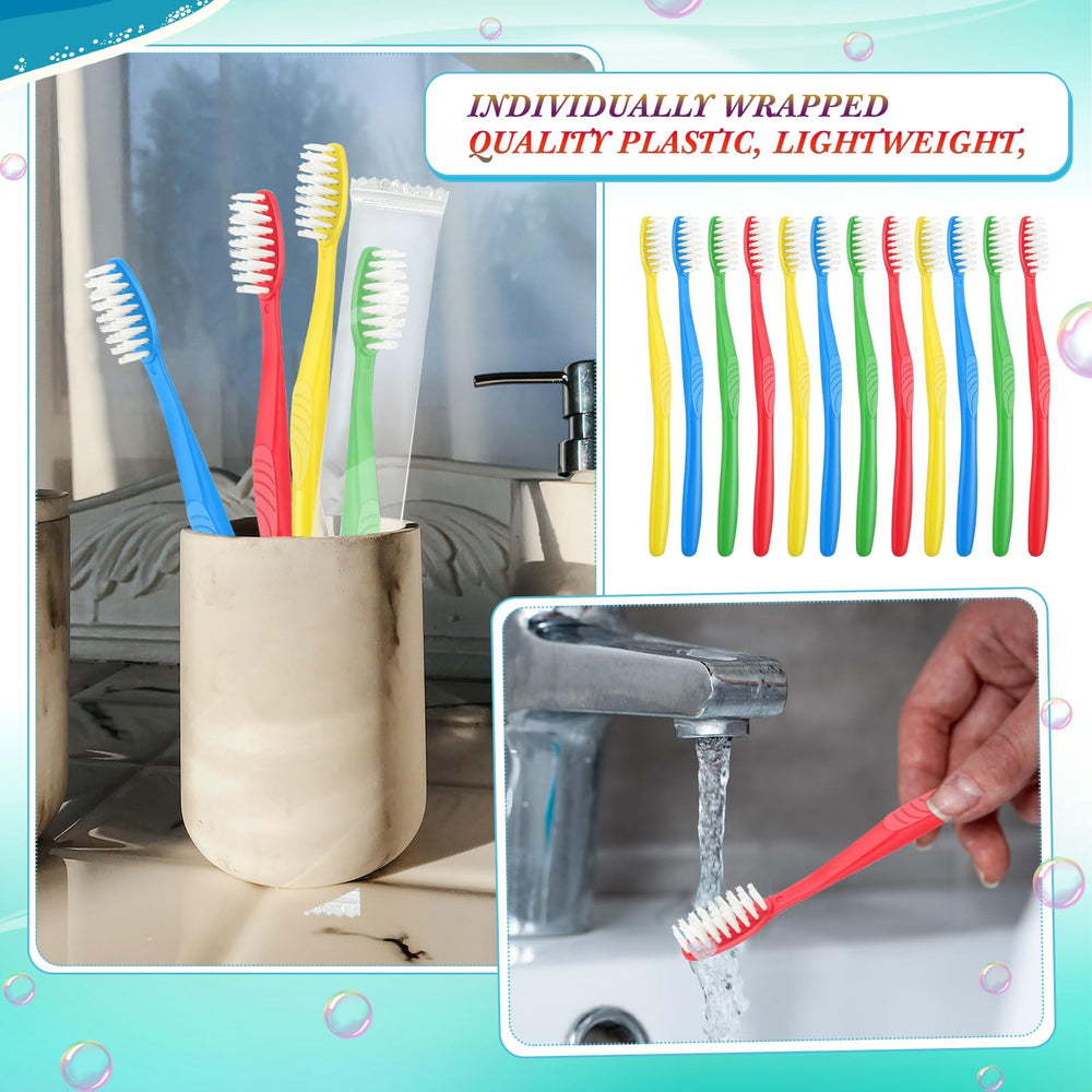 Travel-friendly bulk toothbrushes for hotels and offices
