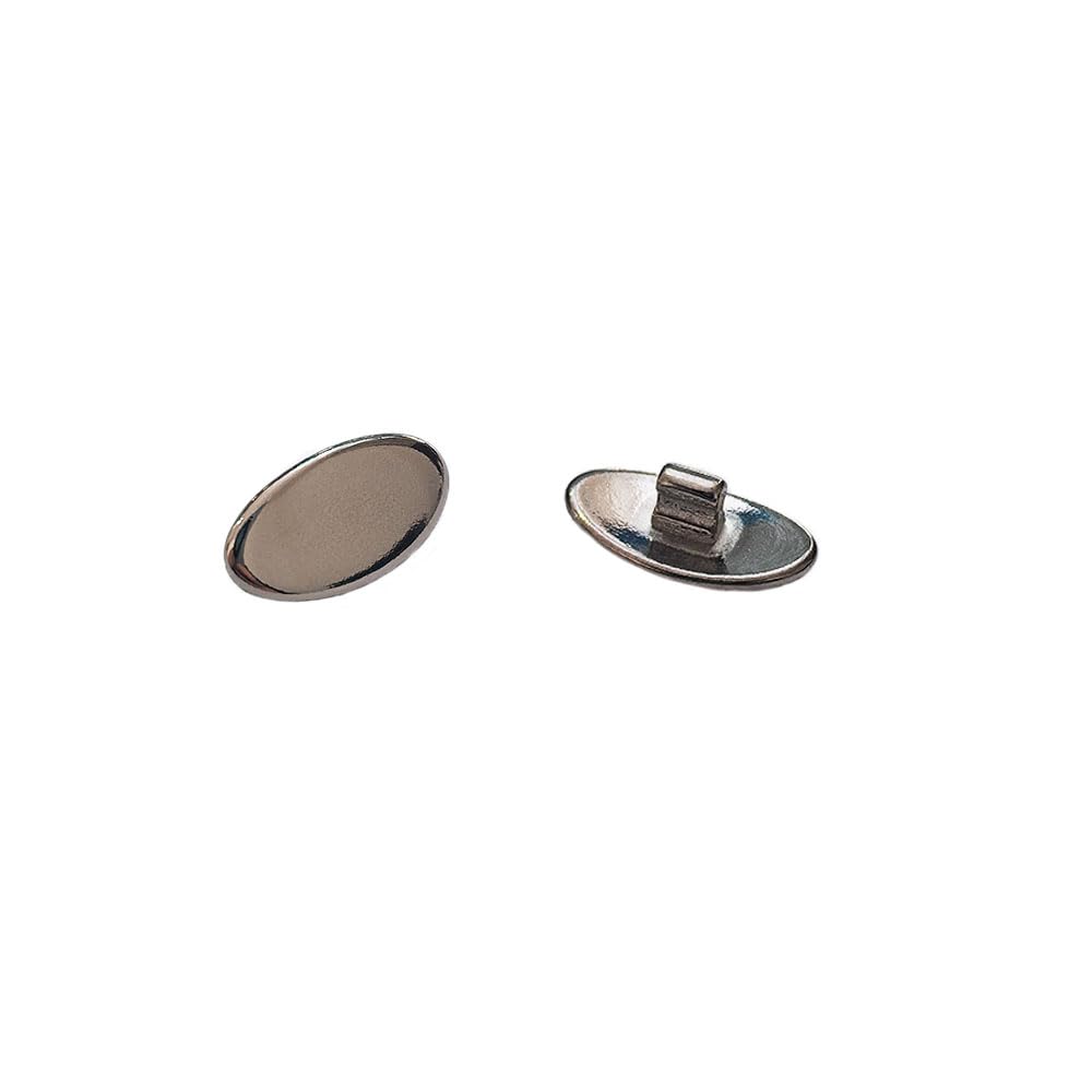Titanium nose pads for metal glasses frames