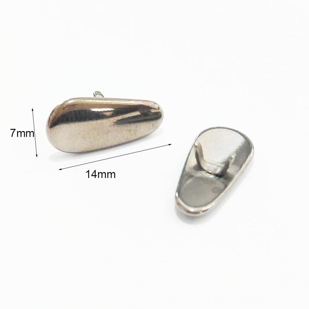 1 pair titanium replacement nose pads included in repair kit