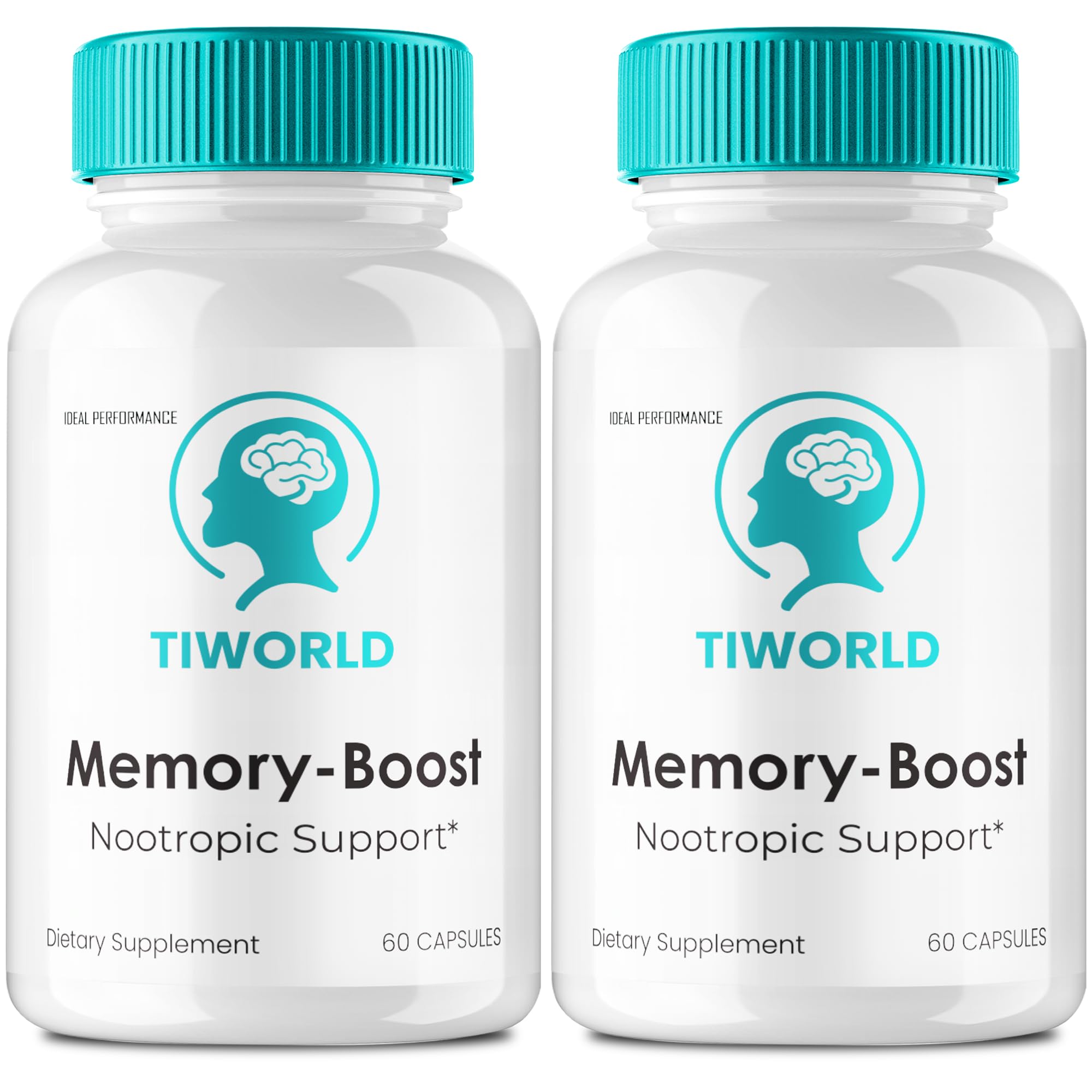 Front view of Tiworlde Memory Boost Capsules bottle