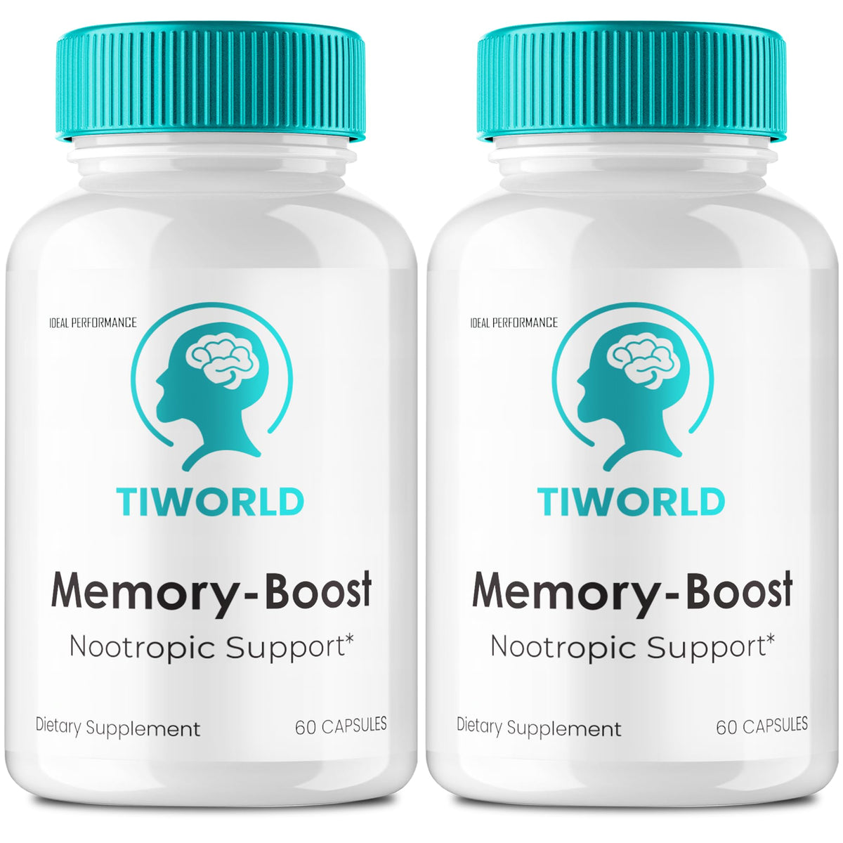 Front view of Tiworlde Memory Boost Capsules bottle