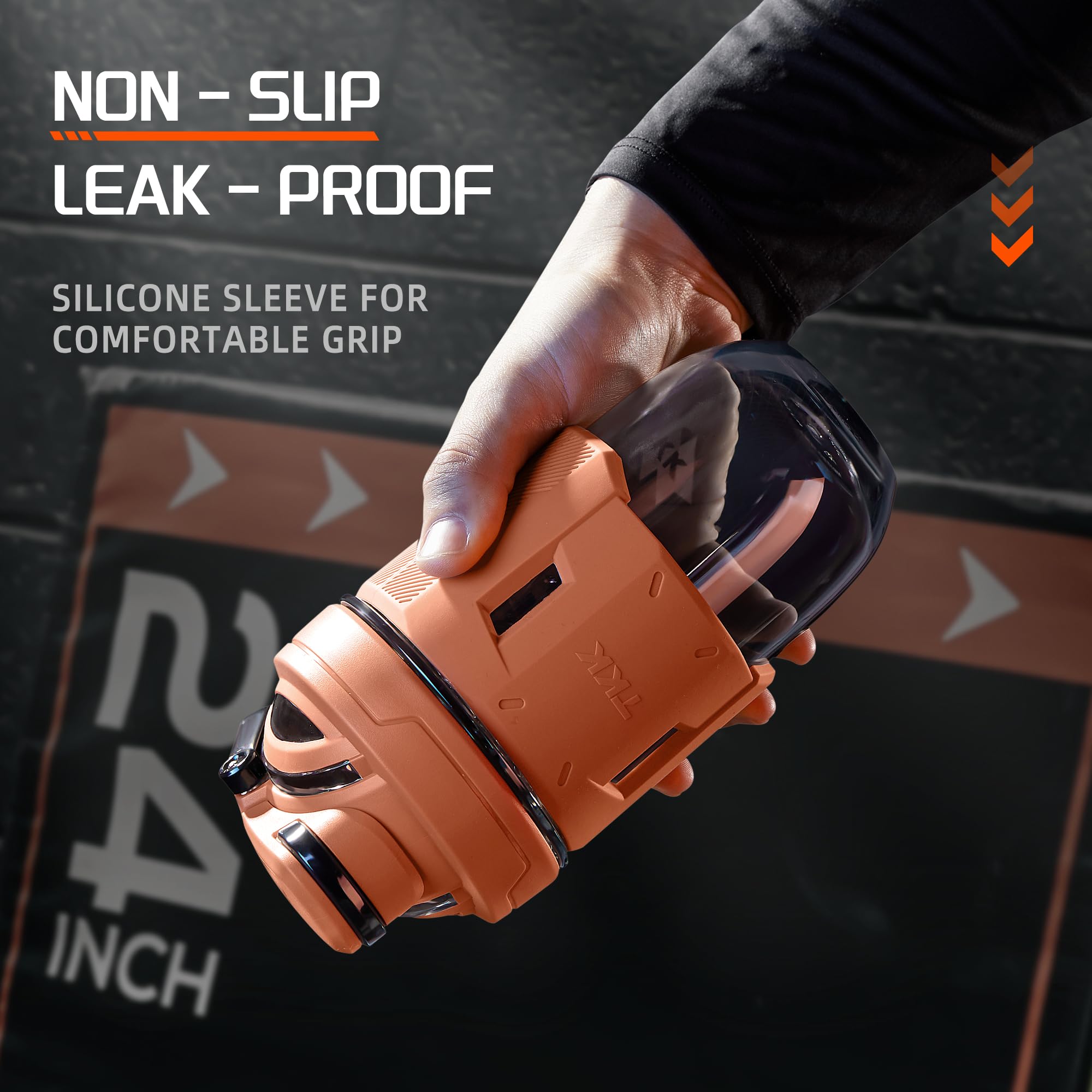 TKK Shaker Silicone Grip Sleeve providing secure non-slip handling