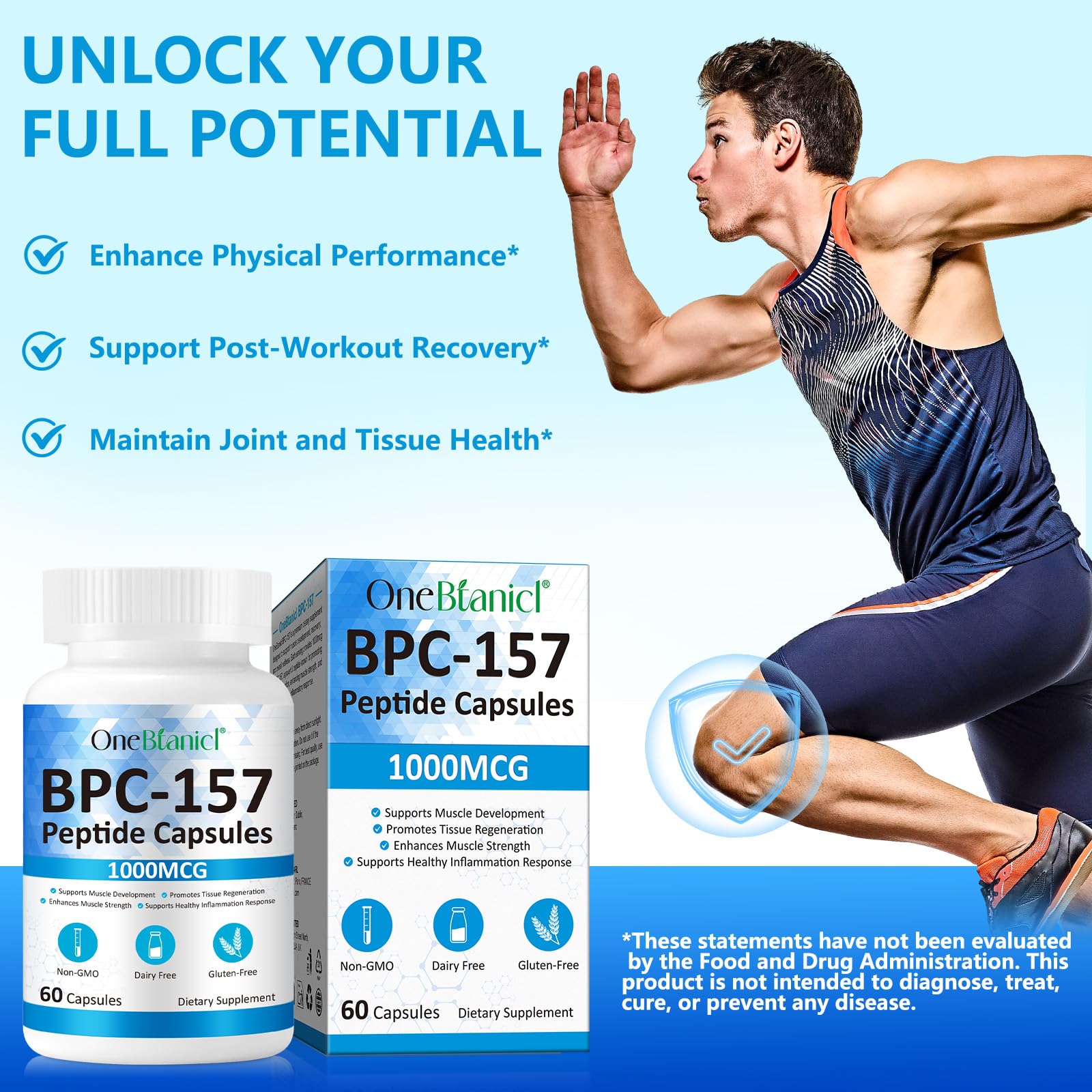 60 capsules bottle with label visible