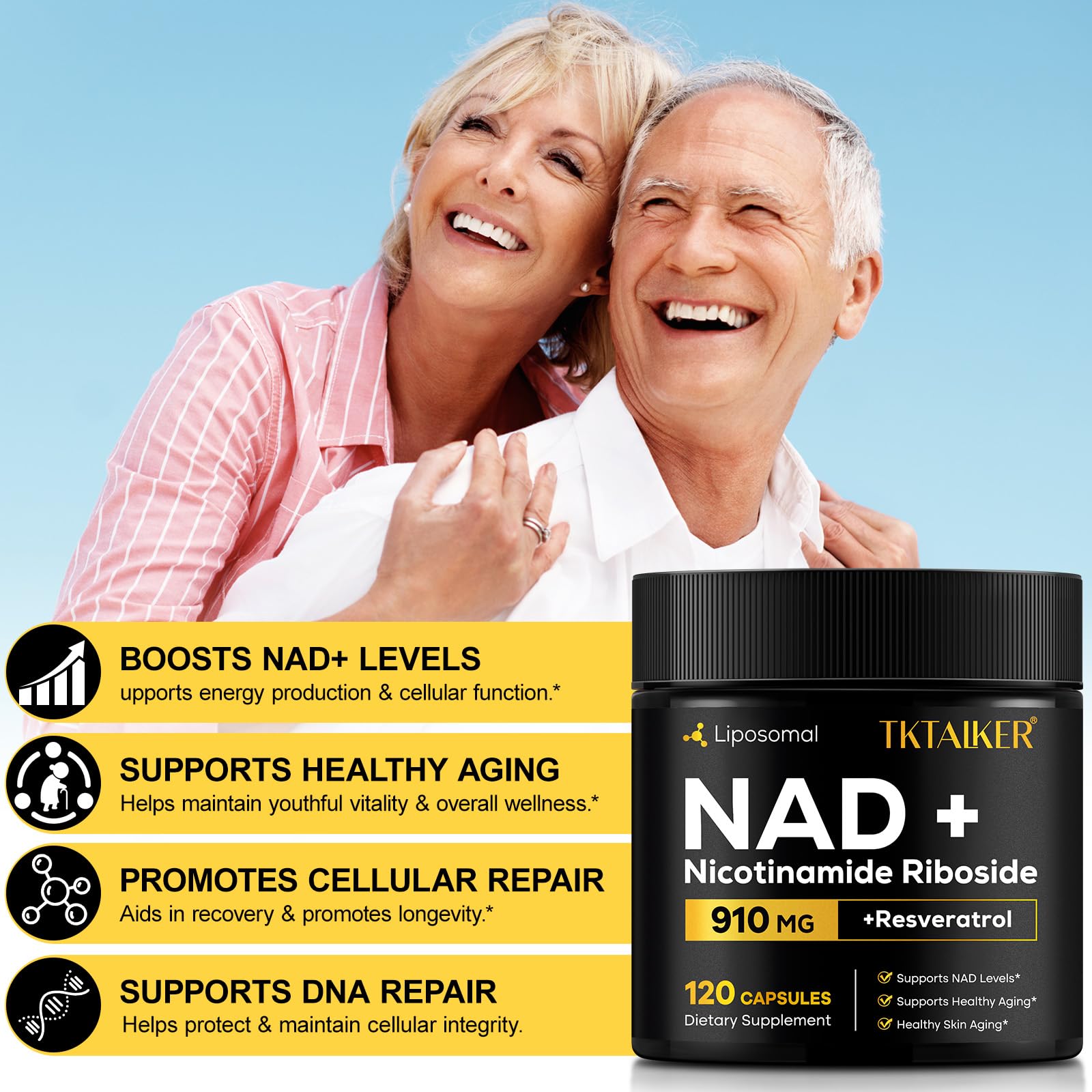 NAD boosting cellular energy and stamina