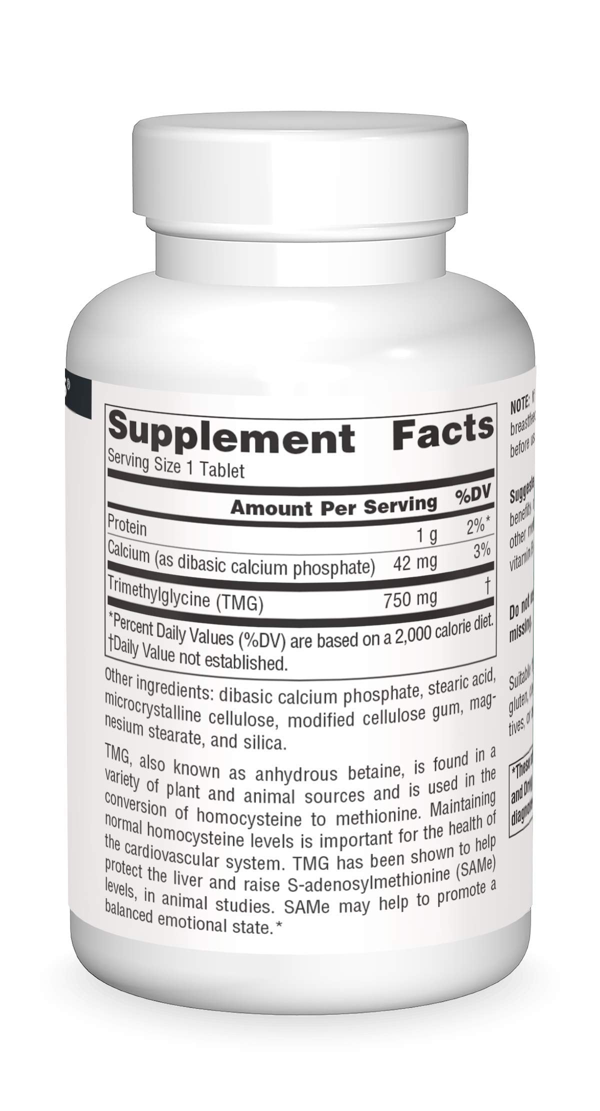 Molecular structure of trimethylglycine (TMG)