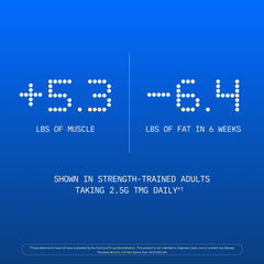 TMG supplement packaging label