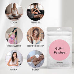 TMHBVI GLP-1 Patch applied to clean skin