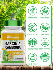 tnvitamins Garcinia Cambogia label showing chromium ingredient and ingredients.