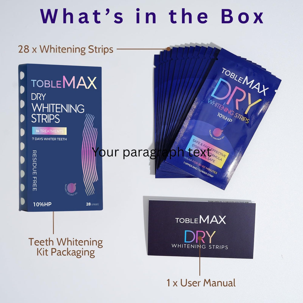 Complete 28-treatment pack with upper and lower strips