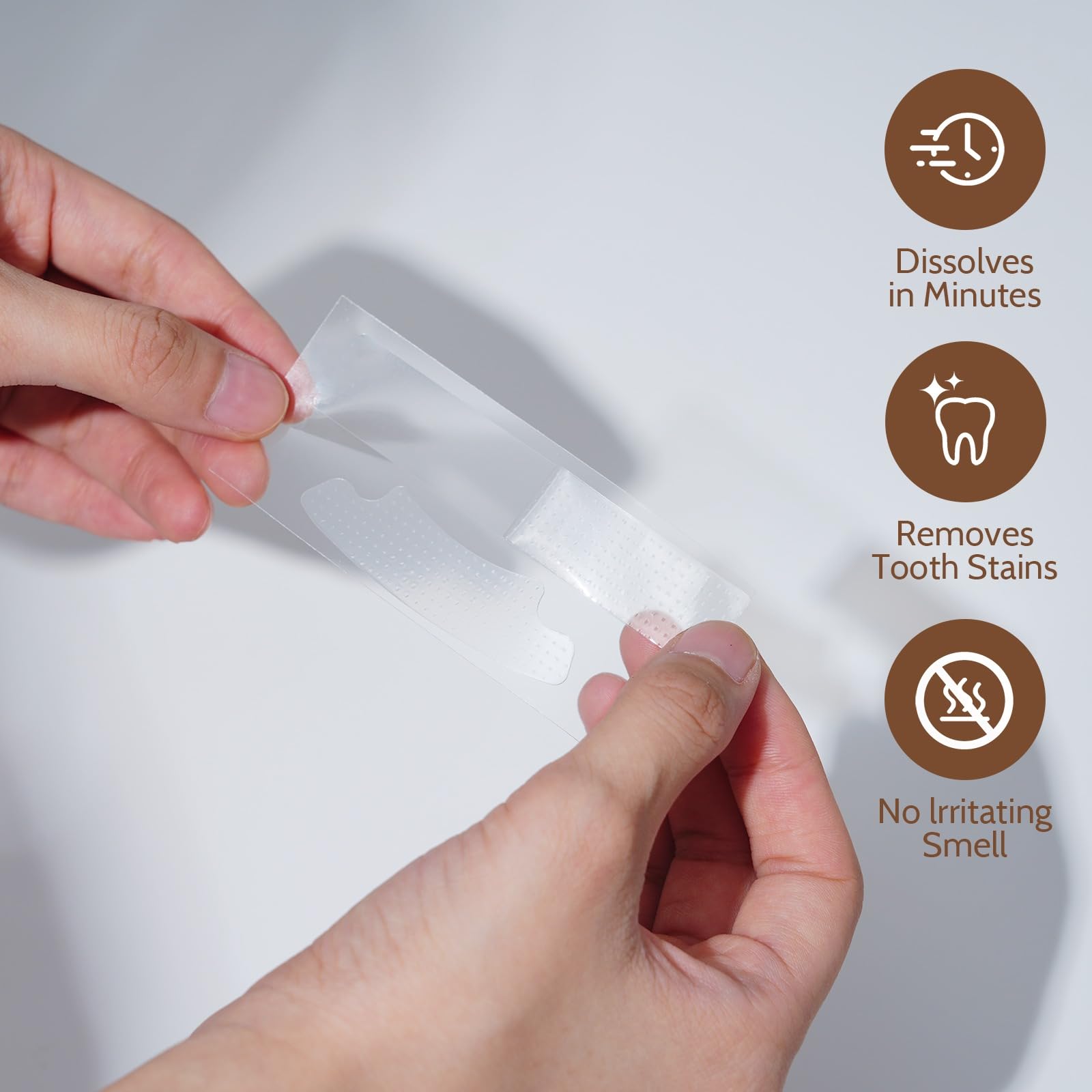 Travel-ready TobleMAX whitening strips in a compact kit