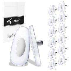 Tolaxy 13mm soft silicone nose pads for Ray-Ban sunglasses - front view