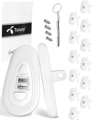 Tolaxy 12 pairs screw-in nose pads for kids 9mm for Oakley Savitar OO6047