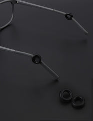 Black 13mm replacement ear hooks for glasses
