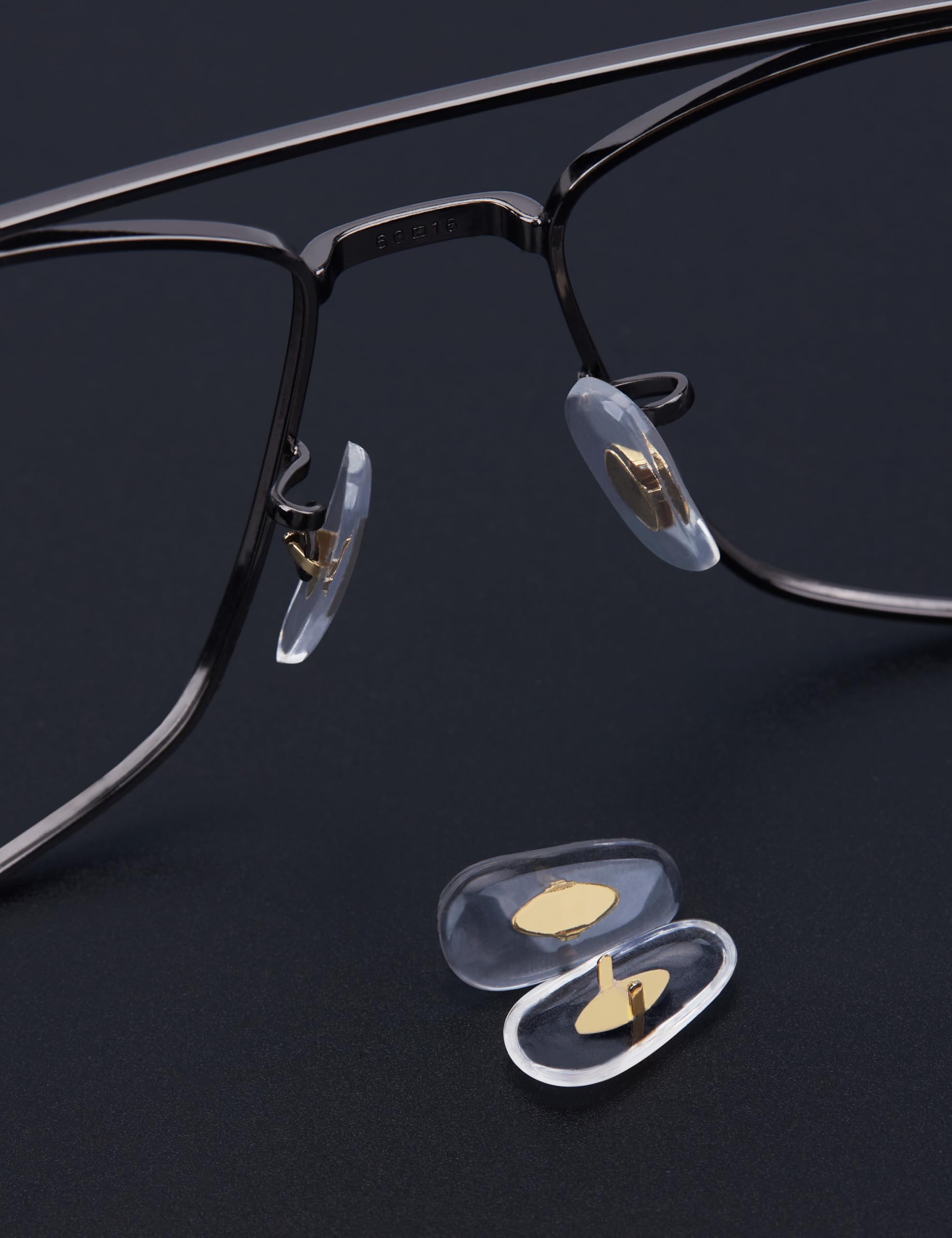 Clip-on silicone nose pads for Ray-Ban Aviator RB3044 and RB3362