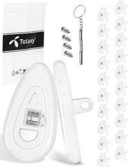 Tolaxy 20-pair screw-in eyeglass nose pads set