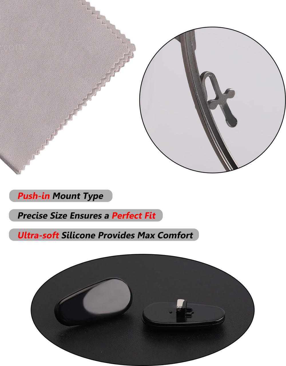 Plug-in mounting for quick tool-free installation