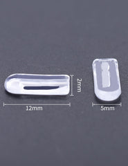 Soft silicone eyeglass nose pads - anti-slip and comfortable