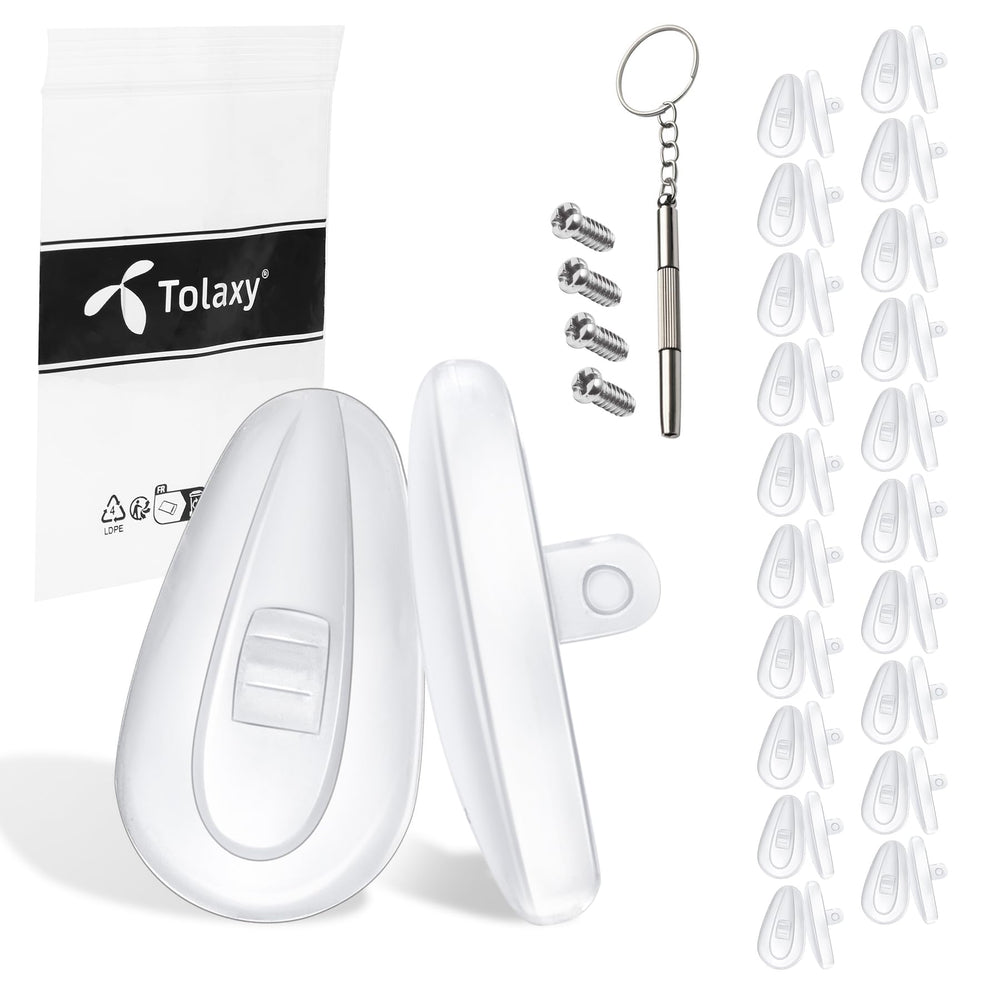 Tolaxy soft silicone nose pads compatible with Oakley Conductor 6/8 and other frames