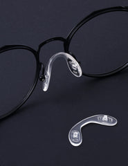 40mm U-shaped soft silicone nose pads for screw-in eyeglasses