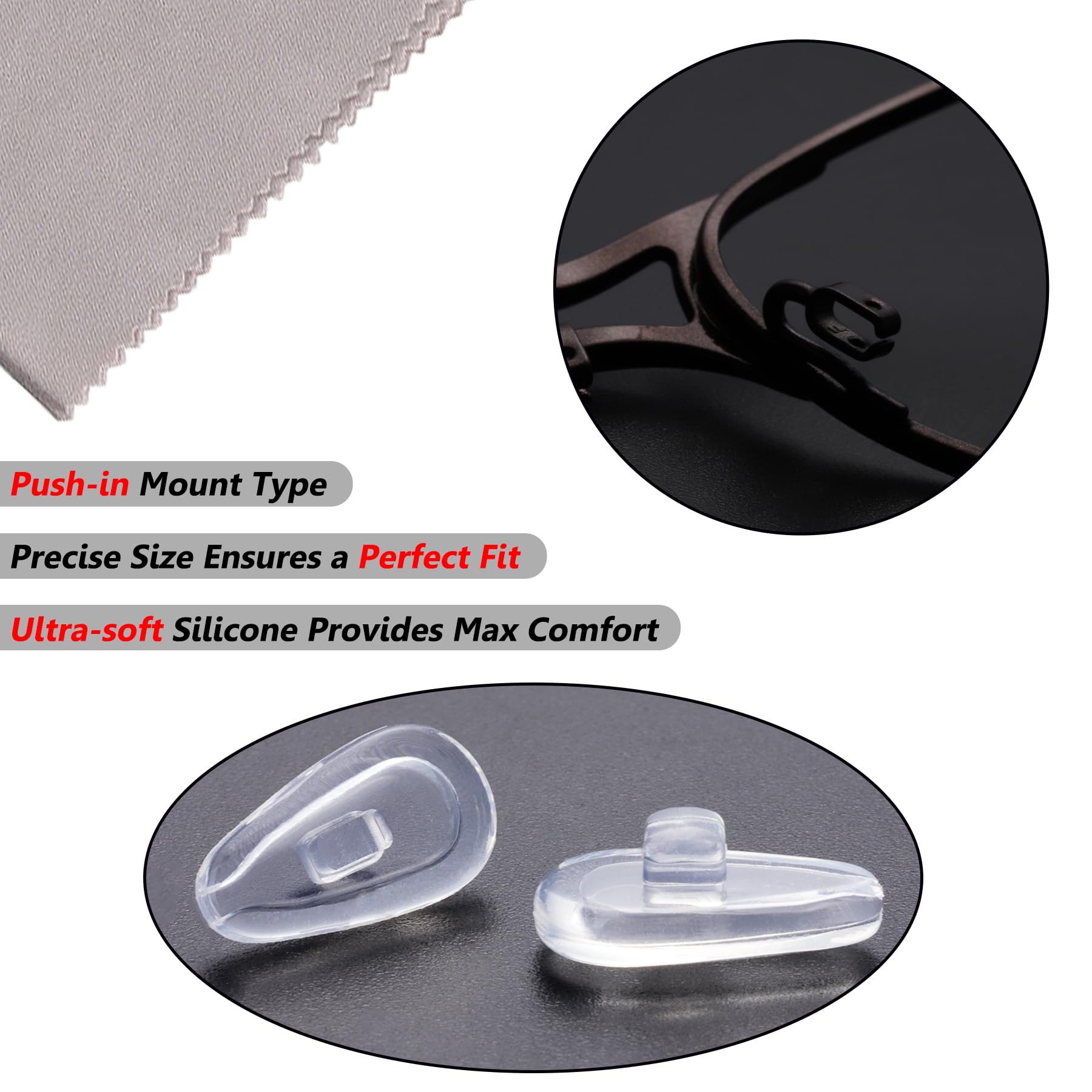 Gasser OX5087 and Limit Switch compatible nose pads by Tolaxy