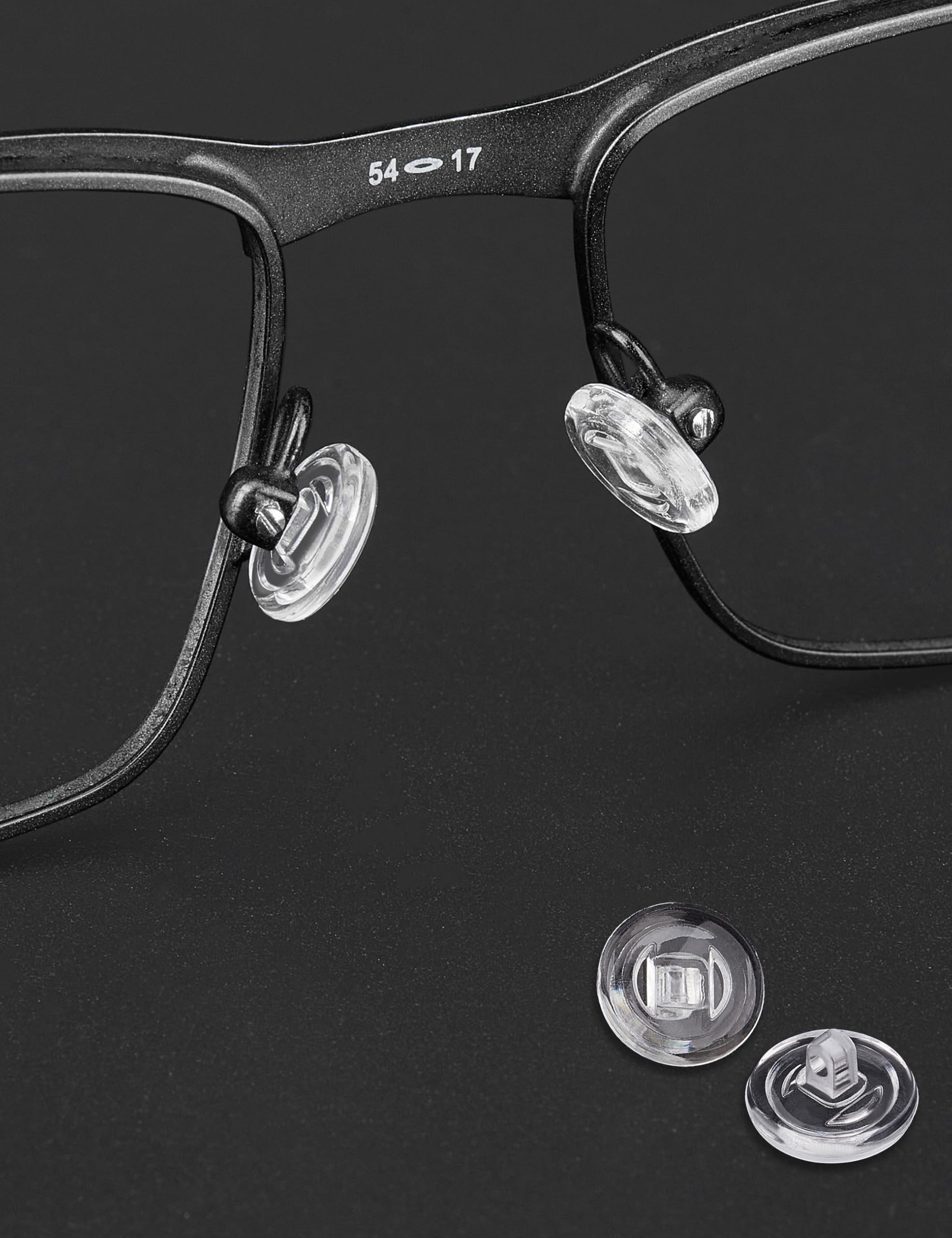 Close-up of Tolaxy screw-in nose pads for Oakley Conductor sunglasses